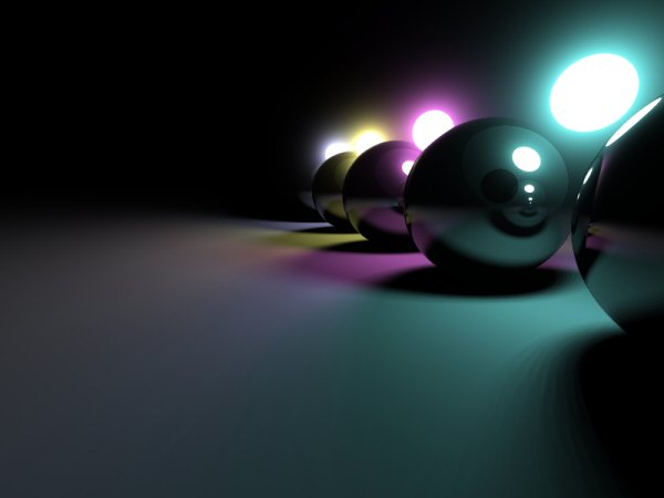 Bild mit eigenem Raytracer erstellt